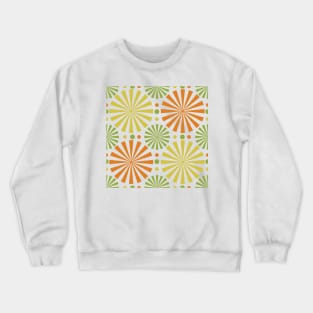 Retro 60s Pattern Crewneck Sweatshirt